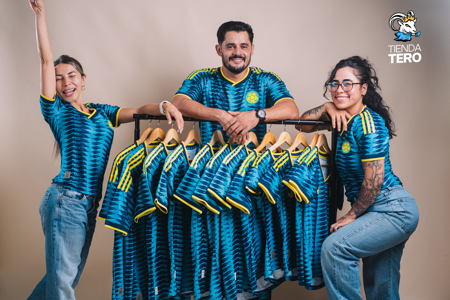Selección Colombia Azul Equipación 2 Mundial 2026